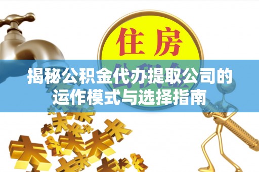 长岛揭秘公积金代办提取公司的运作模式与选择指南