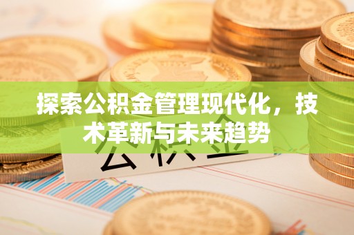 长岛探索公积金管理现代化，技术革新与未来趋势
