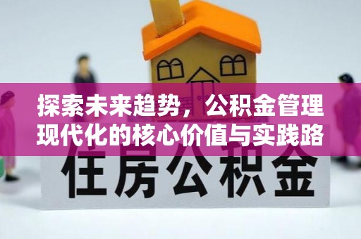 长岛探索未来趋势，公积金管理现代化的核心价值与实践路径