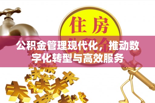 长岛公积金管理现代化，推动数字化转型与高效服务